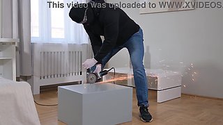 Brunette Hottie Miami Solves Robbery With A Steamy DP Threeway GP3285