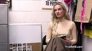 Dildo thief mommy gets busted and screwed