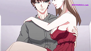 We are Having Sex with my Classmate, Her Stepsis knocks on the Door.. - Hentai Anime, ENG Sub