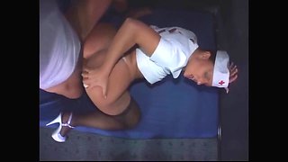 Sick Man With Big Cock Fucks Horny Nurse From Behind