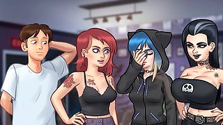 Public washroom, anime and hentai, 3d sex