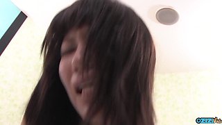 After she managed to cum a dude with a big penis came to fuck her