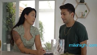 Dana Vespoli Teaches Her Step Son to Respect Women and Eat Pussy