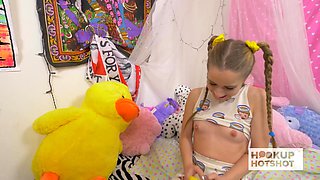 Lilly Ford Worn Out After Hardcore Face Fuck & Rough Ride!