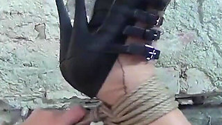 Billie Hogtied Tit-grabbed