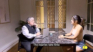 I Went to the Doctor Because My Hand Was Hot and I Didn't Expect to Find Someone so Young. My Pussy Got Very Wet.
