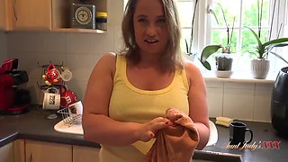 Fucking Your Busty Stepmom Olga In The Kitchen