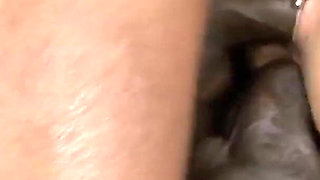 Cathy gets penetrated in an interracial double penetration orgy to enjoy the cum