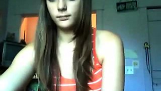 Young russian teen naked on webcam