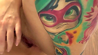 Giantess Uses the Small Human as a Sex Toy. Facesitting. Pee Desperation.