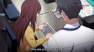 ''Workplace Secrets'' My Innocent Coworker Got Soaked on the Desk - Hentai Anime