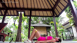 Outdoor Booty Workout in My Tightest Hot Suit