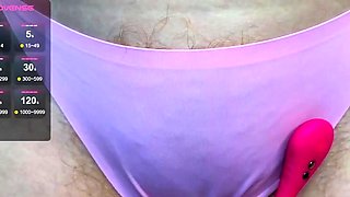Stunning close up pussy toying action from busty solo beauty