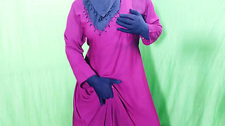 Indian beautiful hijabi muslim couple thirsty for fuck