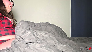 Cheating Housewife Gets You off with Sloppy BJ & Handjob While Husband Snores