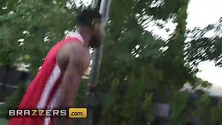 Beautiful horny Hailey Rose gets fucked by her friends from basketball team