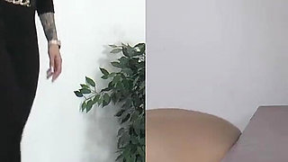 Slave's Orgasms Under Mistress Cleo's Platform Shoe Pp