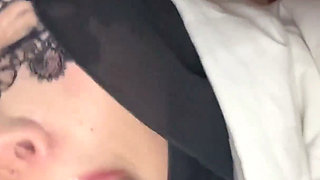 Hotel Maid Woke Me up & Gave Sloppy Under Blanket Blowjob