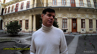 Pettie Russian tourist Kate Quinn squirts and gets a creampie from Stepdaddy