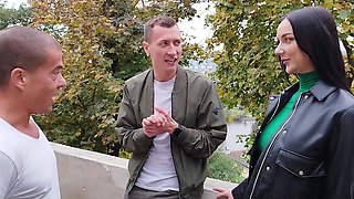 Lady Gang gets her anal filled in a wild MMF threesome with Matt Bird and Charlie Dean
