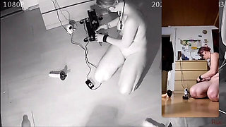 Kittienoone Shows off with Sex Machine