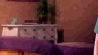 Treasure of Nadia: sexy MILF is masturbating under the shower and a guy is watching on her ep 109