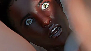 Special Request - Gameplay - Roleplay - Ebony MILF Wears Micro Bikini and Group Sex with Teen Boys at Beach