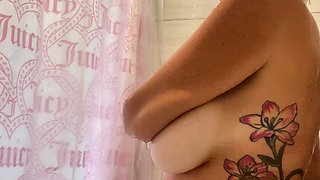 Big Tit Goddess Takes a Sensual Shower