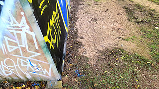 Naked Tits on the Railway Line