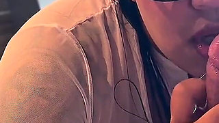 Big-butted Student Lets Her Ass Be Filled with Cum to Pass the Course