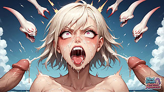 Milk Dripping Dildo Piercing Mind Break