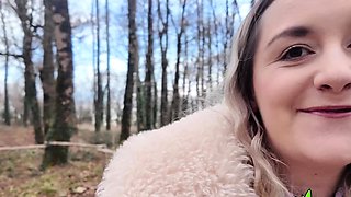 Blonde Blowjob Outdoor