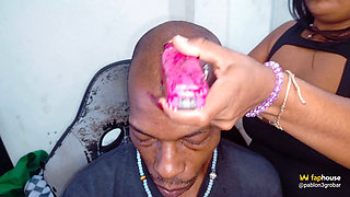 Subslut Nipple Sucking Barbershop Edition Pt1