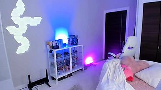 Awesome Teen With Big Boobs Dildo Masturbation