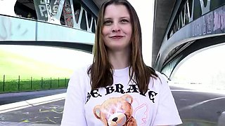 GERMAN SCOUT - First Anal Sex for German Skylar Sweet