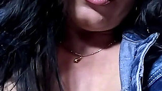 Tight Jeans Cameltoe JOI, Gold Thong Wedgies and Wet Spit Dildo Worship