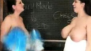 Chubby Brunette Big Boobs Dildo Masturbation