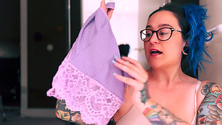 Curvy British MILF Tries On Sexy SHEIN Lingerie Tattooed & Busty