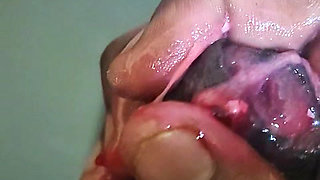 Masterbating with colgate