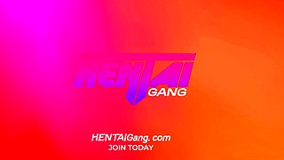 Shy couple fears being caught as he goes all in - HENTAI ENG