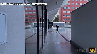 Hunt4k. blonde hotty used her gigantic natural melons to get back on her bf