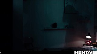 Covered in cum movie with incomparable hustler from Hentaied