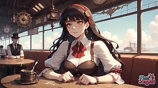 Creamy Steampunk Seduction: Maid's Whipped Cream Explosion