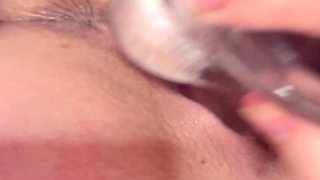 Beautiful Sonya having a horny solo toy masturbation
