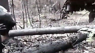 Latex Fetish Play with Rubber Doll