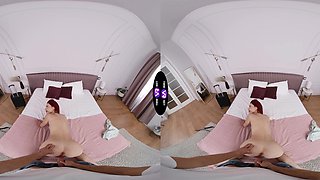 Teen Sirena devours giant cock in HD VR