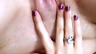 Brunette amateur teen masturbate to her boyfriend