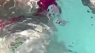 Artemisia Love Showing Her Perfect Tits in a Micro Bikini Underwater