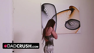 DadCrush - Sexy Babe Strips Off Her Clothes To Do The Laundry Gets Her Tight Twat Drilled Instead