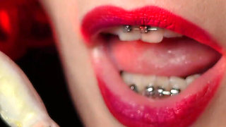 Giantess Devour Fetish Video - Slowly Eating Chocolate Man - Seduce and Dirty Talk